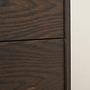Vintage chest of drawers Oak wood Brown 1970s 11
