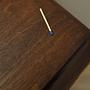 Vintage Highboard Walnussholz Braun 1960er Jahre 11