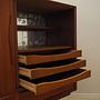 Vintage sideboard teak brown 1960s 12