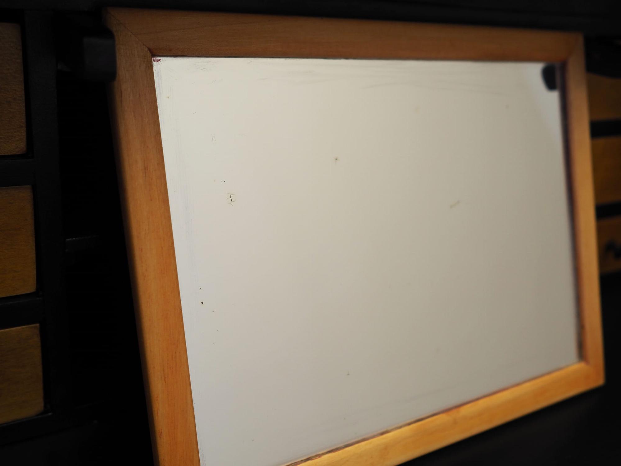 Vintage secretary desk, walnut wood, brown, 1960s 11