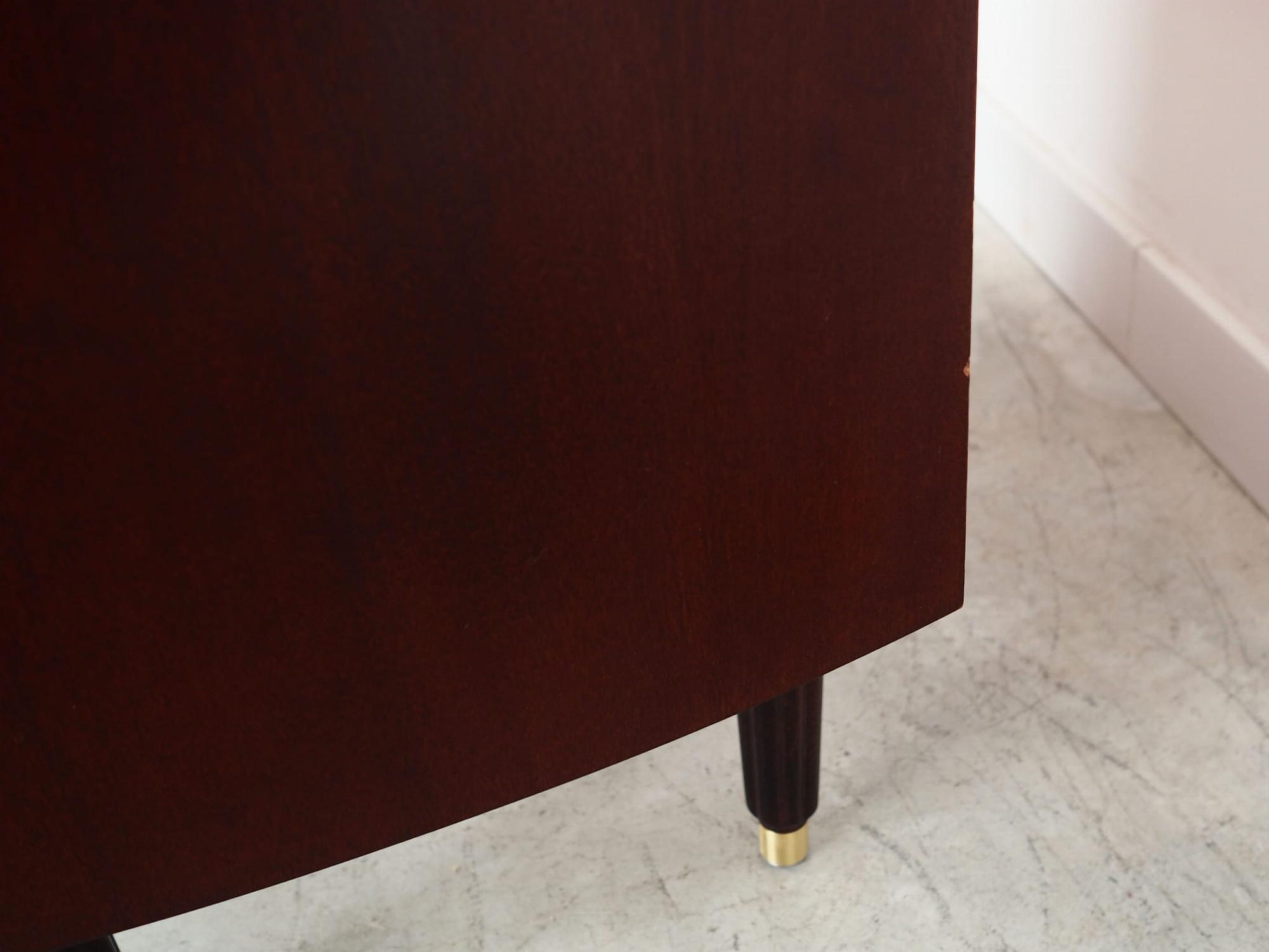 Mahogany secretary 1970 Jahre 12