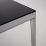 Vintage Tisch Aluminium Grau 1980er Jahre 10