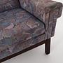 Vintage Sessel Buchenholz Textil Violett 1960er Jahre 11