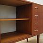 Vintage dresser teak brown 1960s 10