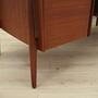 Vintage Schreibtisch Teakholz Braun 1960er Jahre 13