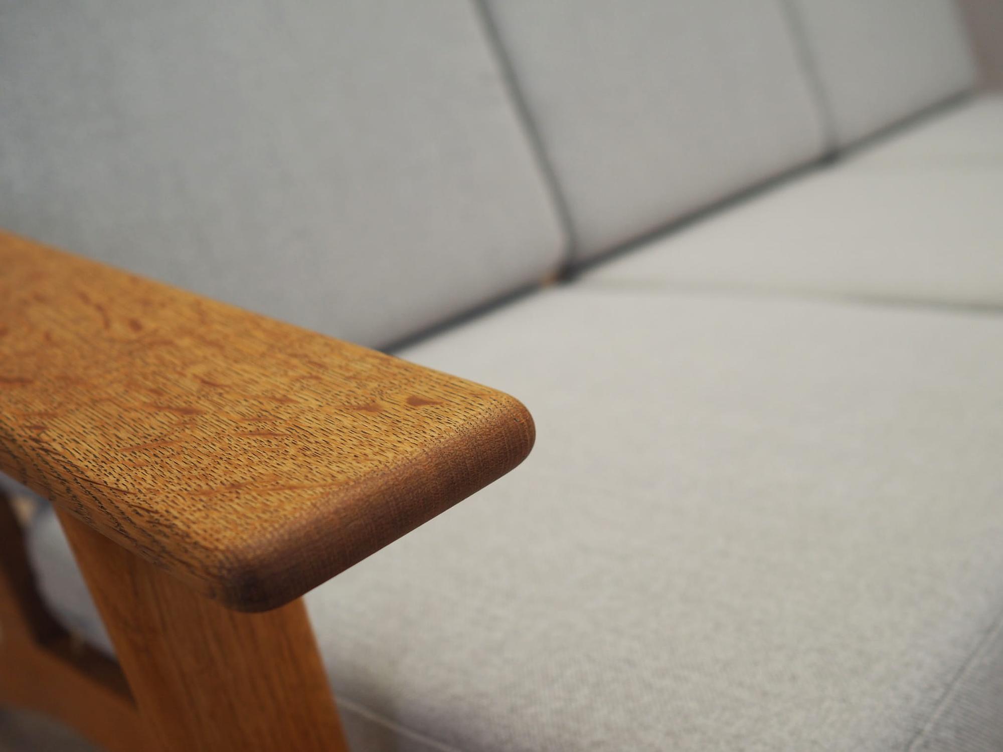 Sofa Holz Grau 1960er Jahre 11