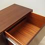 Vintage dresser mahogany brown 1970s 13