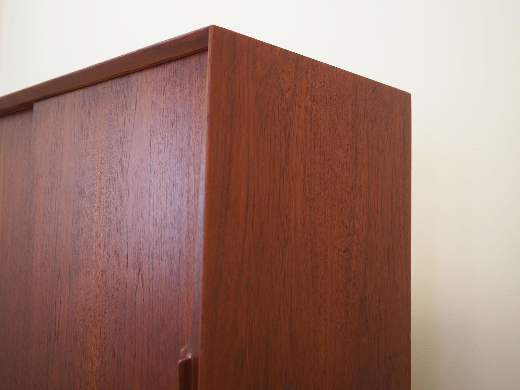 Vintage Sideboard Teak Brown 1970s 13