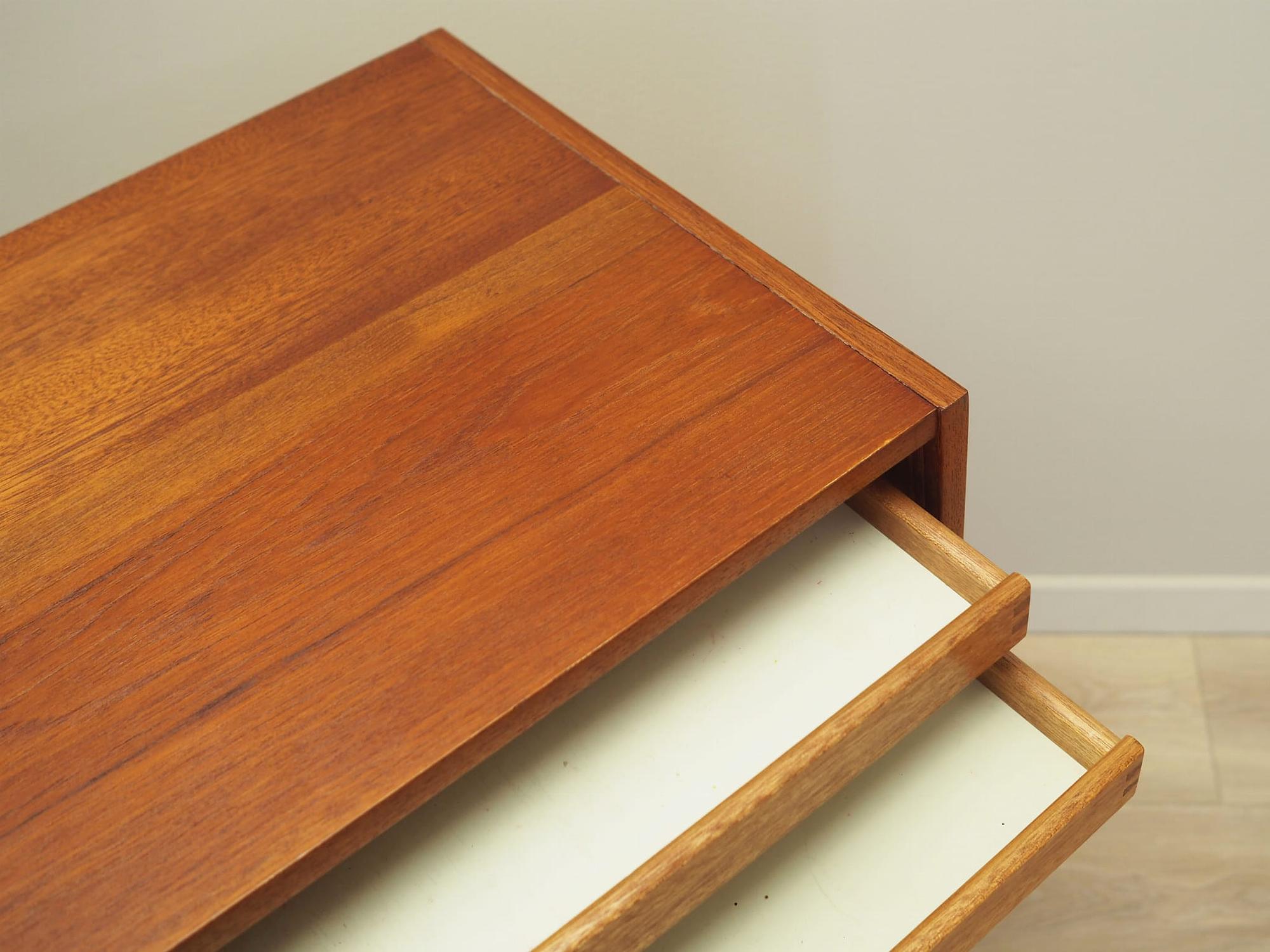 Vintage Sideboard Teakholz Braun 1970er Jahre 14
