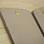 2x Mirror Wood Grey 1960s 14