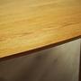 Vintage Dining Table Ash Wood Brown 1960s 10