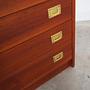 Vintage Kommode Teakholz Braun 1960er Jahre 10