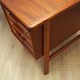Vintage Schreibtisch Teakholz Braun 1970er Jahre 13
