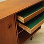 Vintage Sideboard Teakholz Braun 1970er Jahre 11