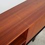 Vintage Sideboard Teak wood Brown 1970s 11