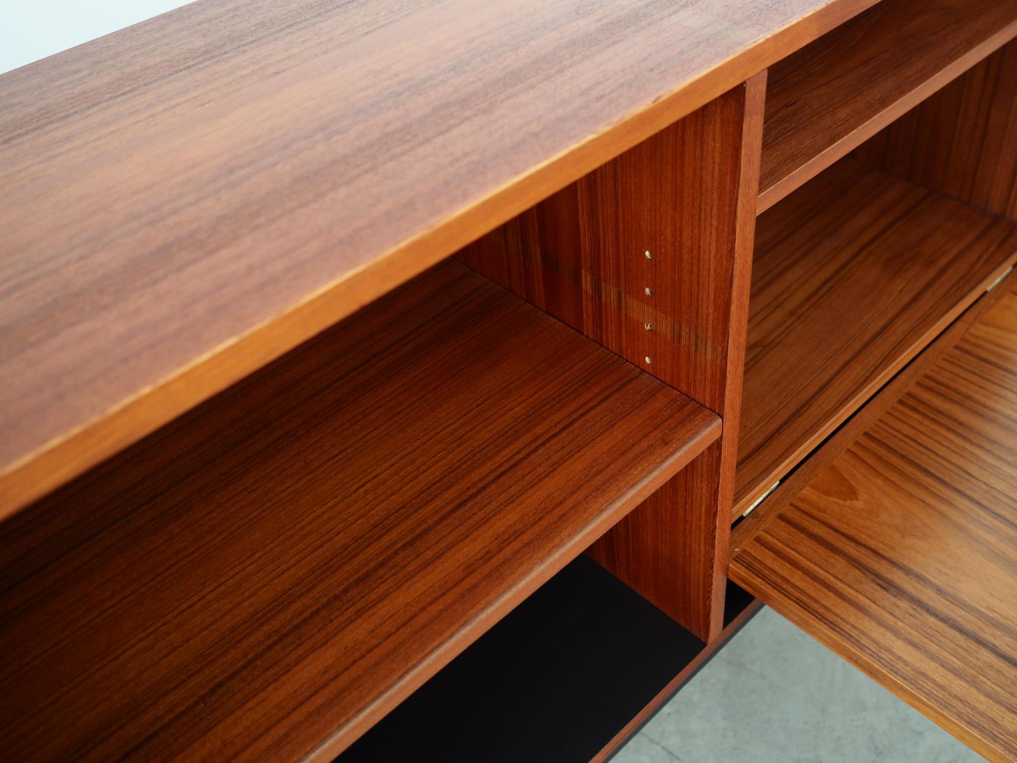 Vintage Sideboard Teak wood Brown 1970s 13