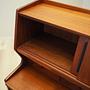 Secretaire in legno marrone anni '70 10
