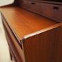 Secretaire in legno marrone anni '70 14