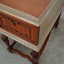 Scrivania vintage in legno marrone anni '50 11