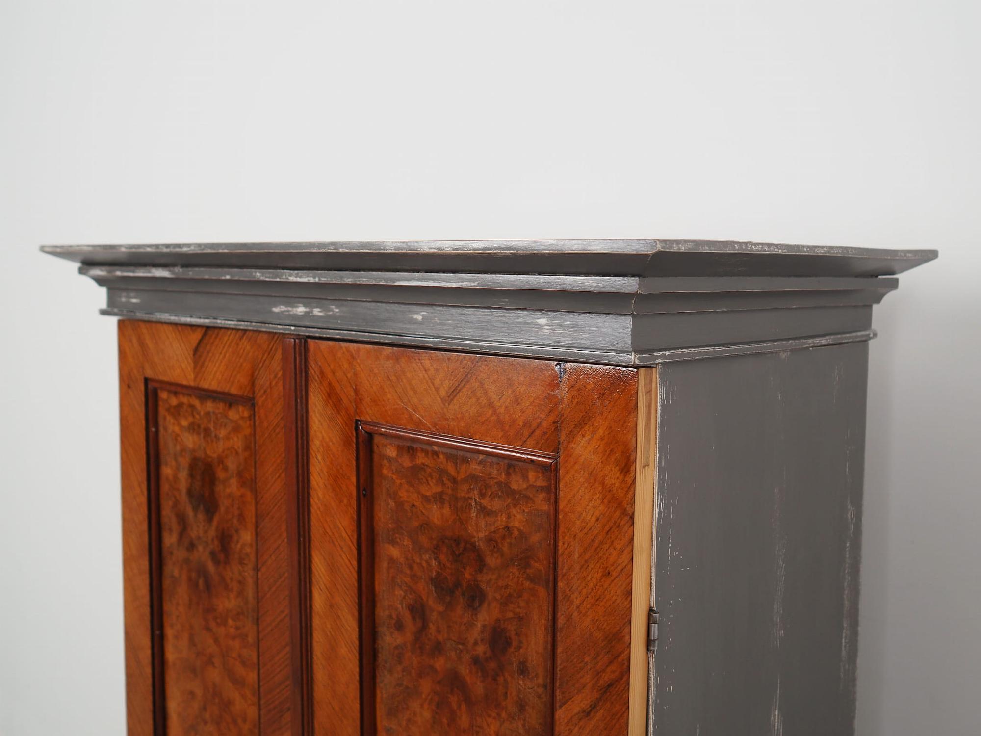 Vintage chest of drawers Pine wood Brown 1960s 10