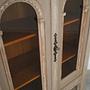 Vintage Display Cabinet Wood Grey 1960s  14
