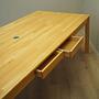 Vintage Schreibtisch Holz Beige 1980er Jahre  14