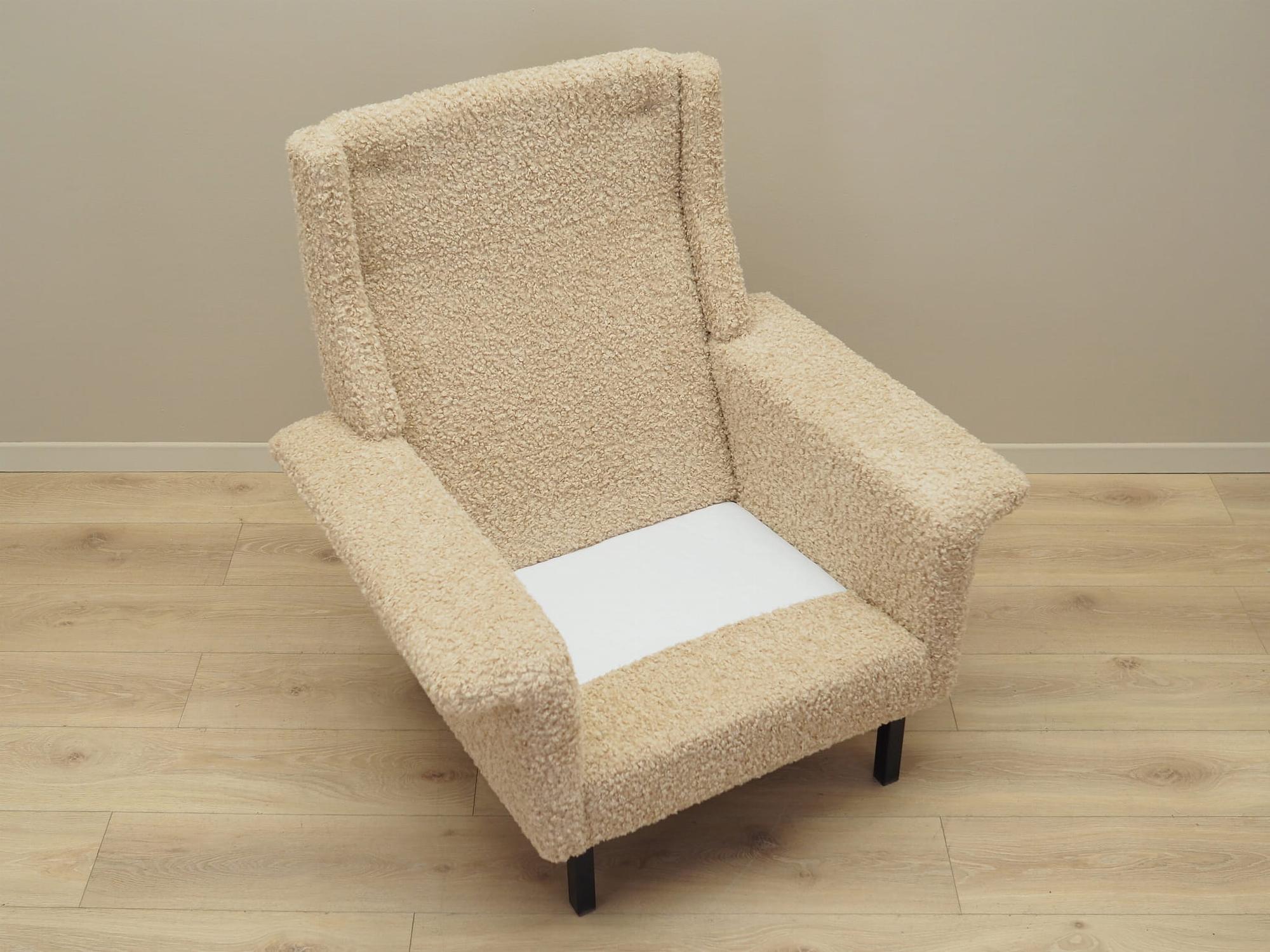 Armchair Textile Beige 1960s 14