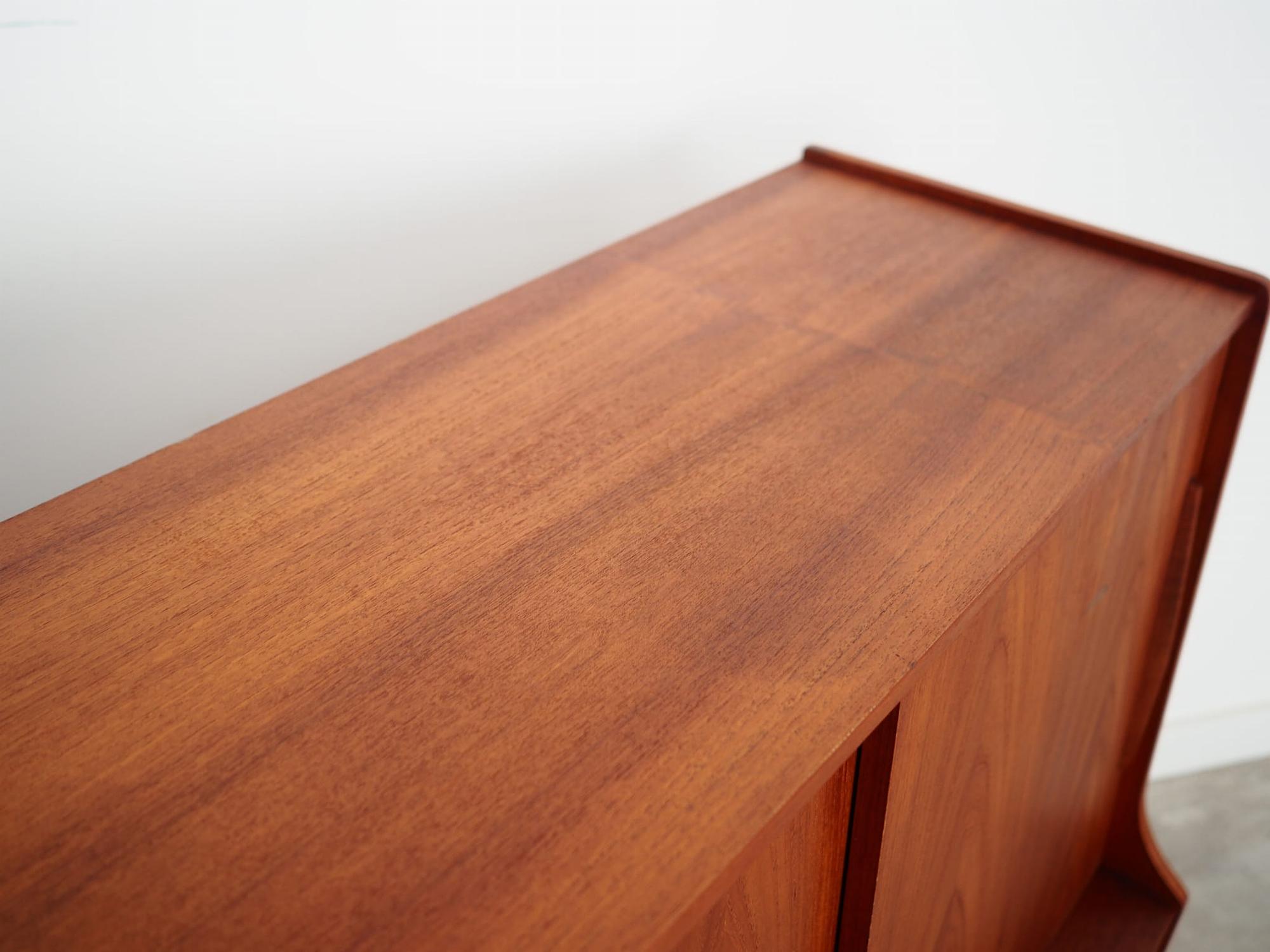 Vintage sideboard teak brown 1960s 11