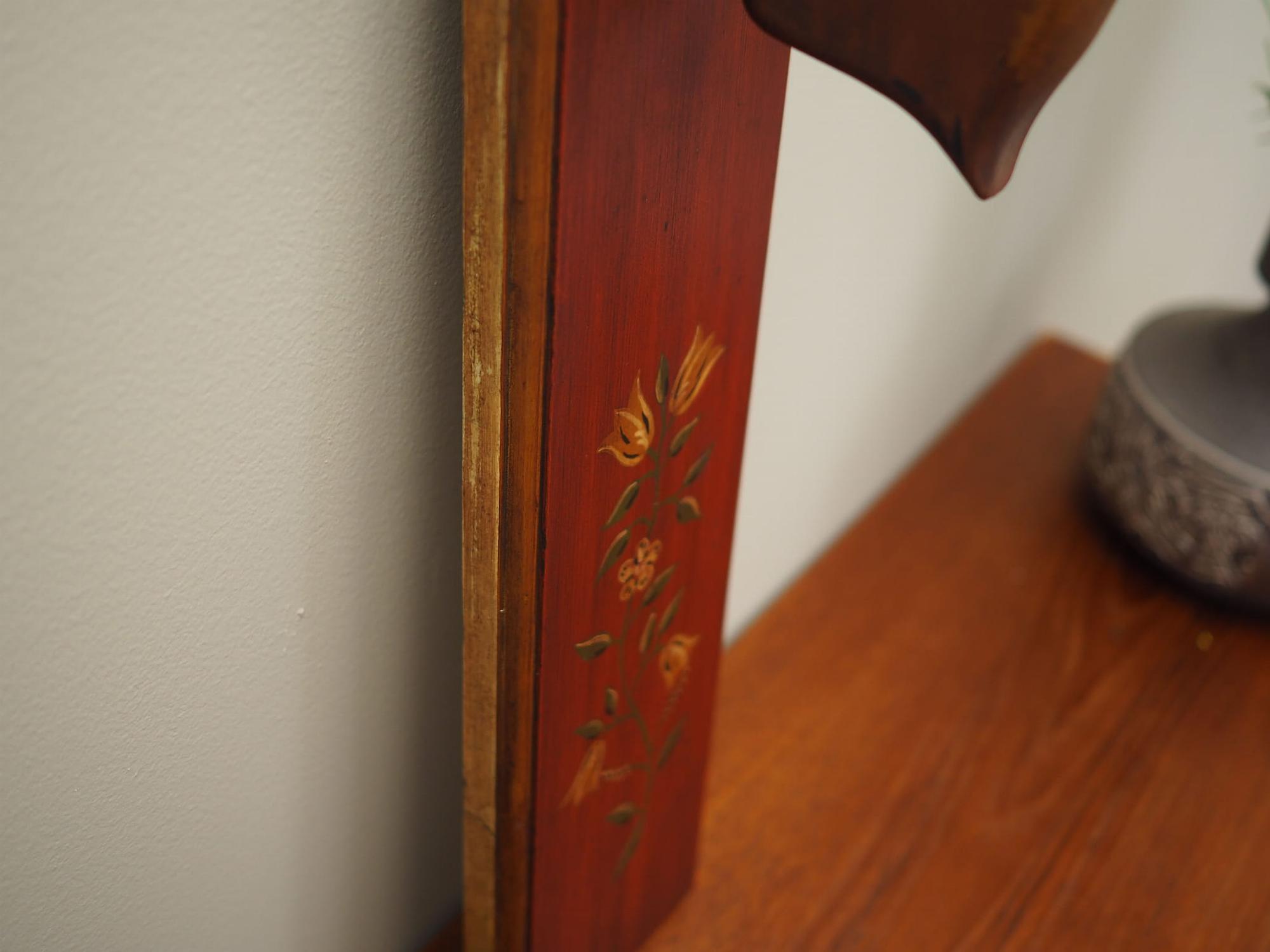 Vintage Wandschmuck Holz Braun 1970er Jahre 10