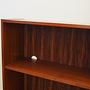 Vintage Bücherregal Teakholz Braun 1970er Jahre 12