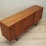 Vintage Sideboard Teak Brown 1970s 12