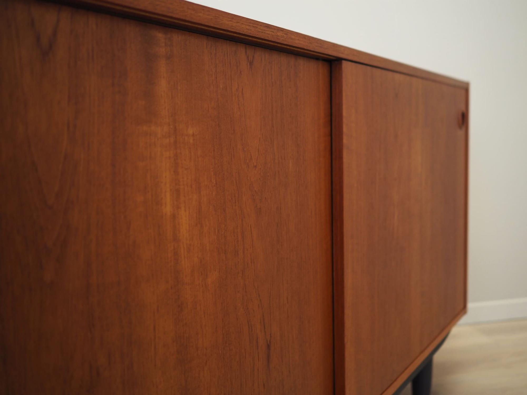 Vintage Sideboard Teakholz Braun 1970er Jahre 13