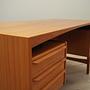 Vintage desk teak brown 1960s 12