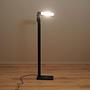 Floor lamp metal glass 1990s 12