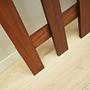 Teak wall coat rack 1970s 10