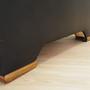 Armchair Faux Leather Black 1980s 14