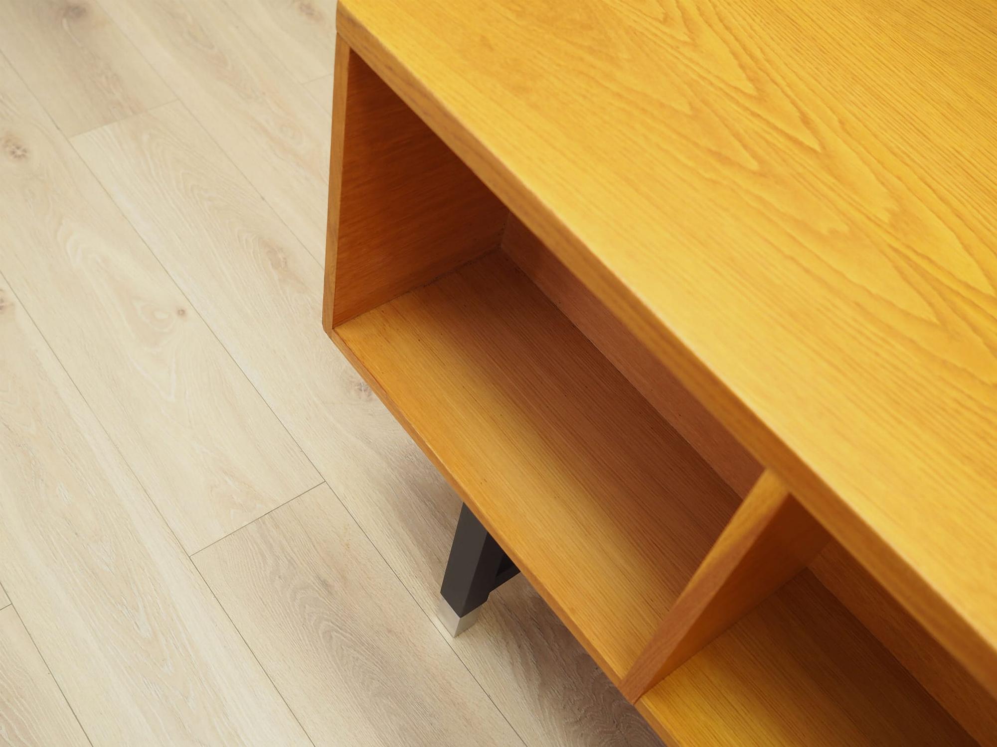 Vintage desk ash wood 1970s 12