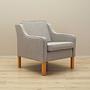 Vintage Sessel Buchenholz Textil Grau 1970er Jahre 10