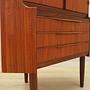 Vintage Eckschrank Teakholz Braun 1970er Jahre 11