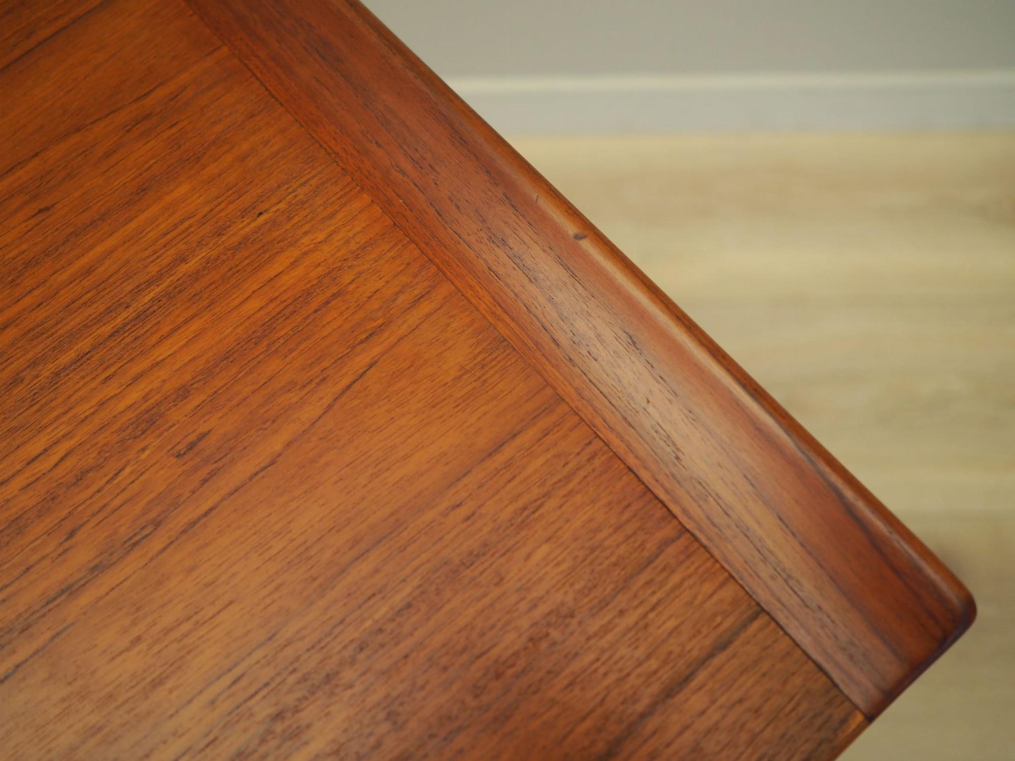 Vintage Coffee Table Teak Brown 1970s 11