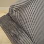 Vintage Sessel Buchenholz Samt Grau 1970er Jahre 11