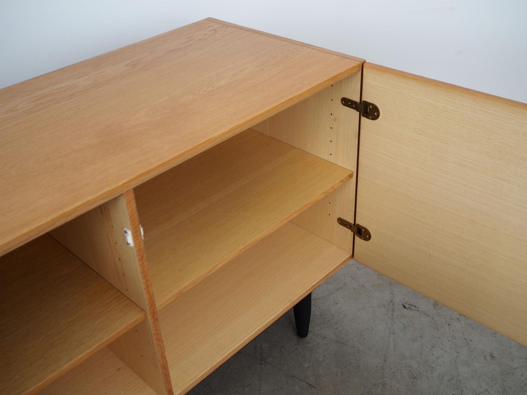 Vintage cabinet wood natural 1970s 11