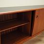 Vintage Sideboard Teakholz Braun 1970er Jahre 11