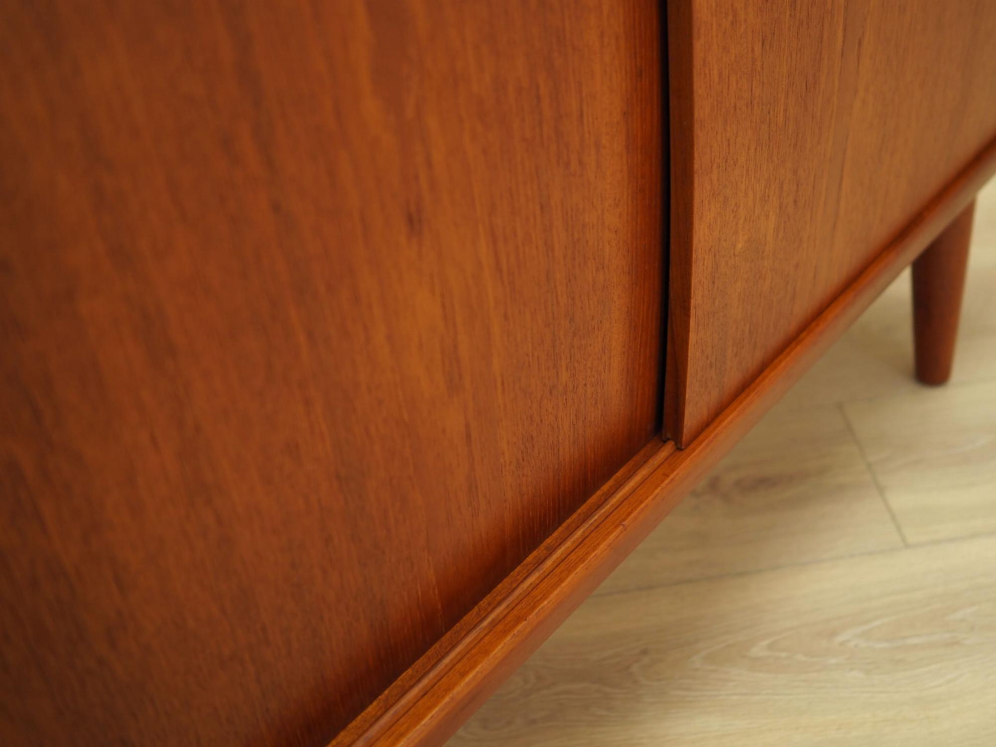 Vintage Sideboard Teakholz Braun 1970er Jahre 13