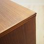 Vintage chest of drawers walnut wood brown 1970s 12