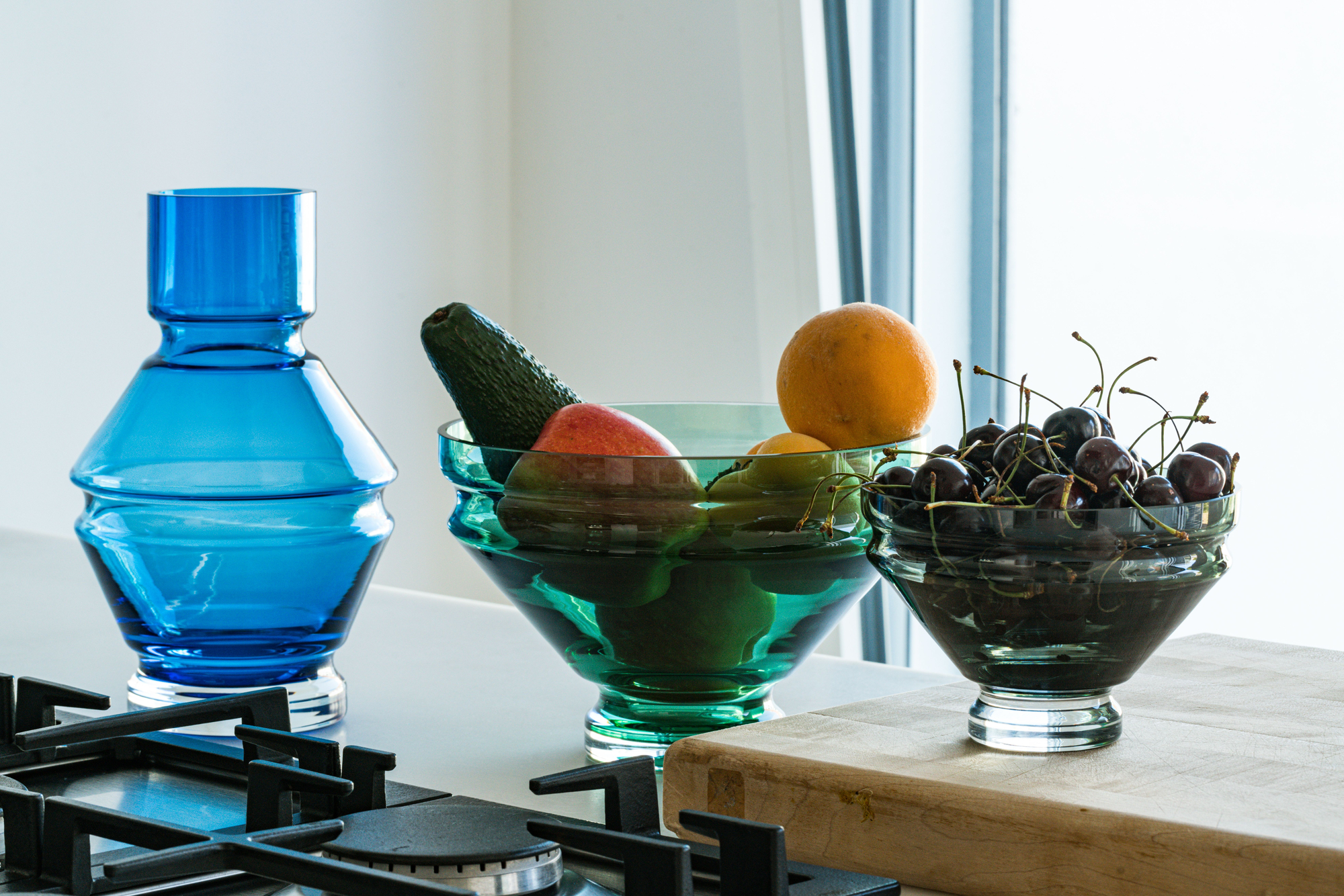 Relae Vase Groß Blau 4