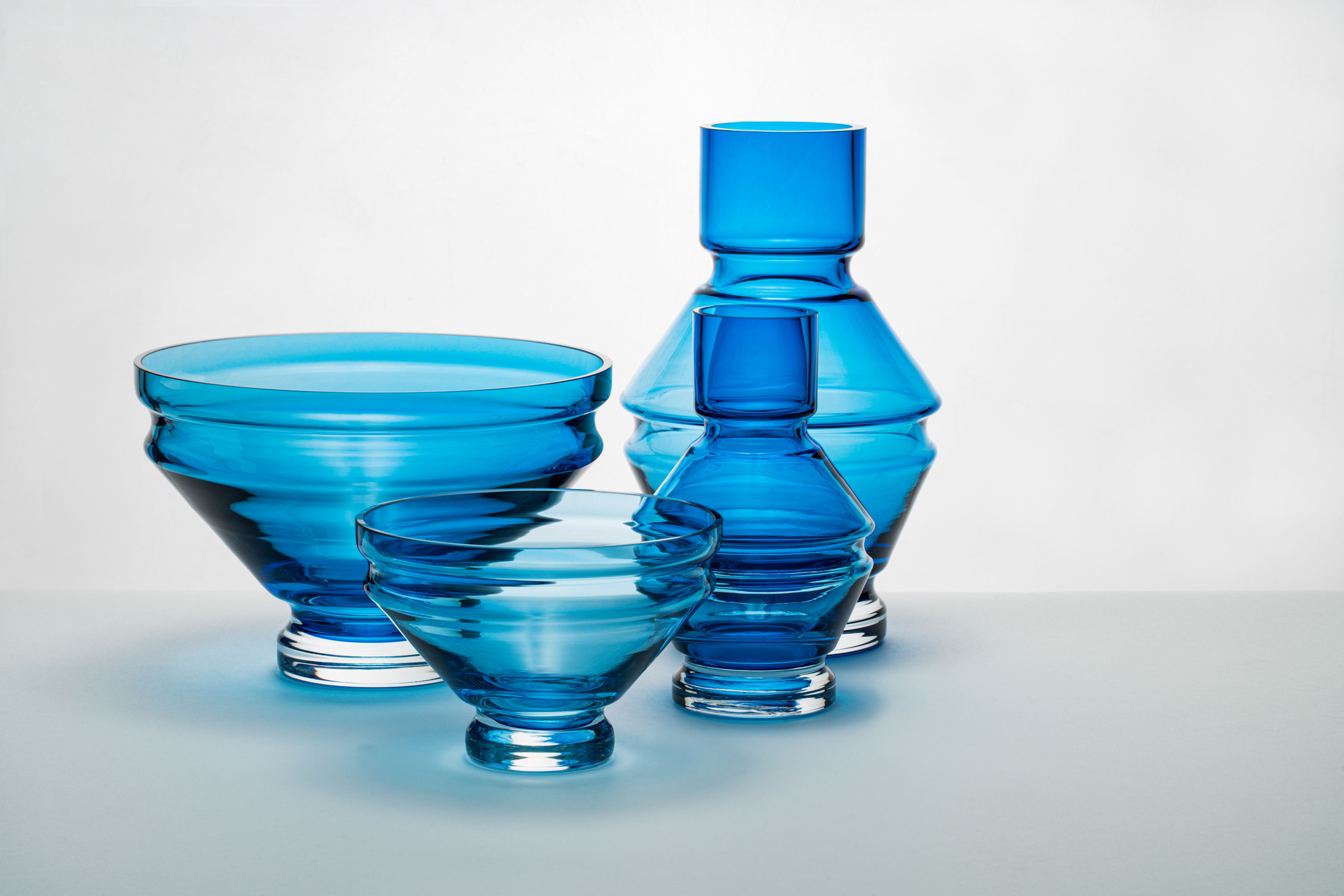 Relae Vase Groß Blau 2