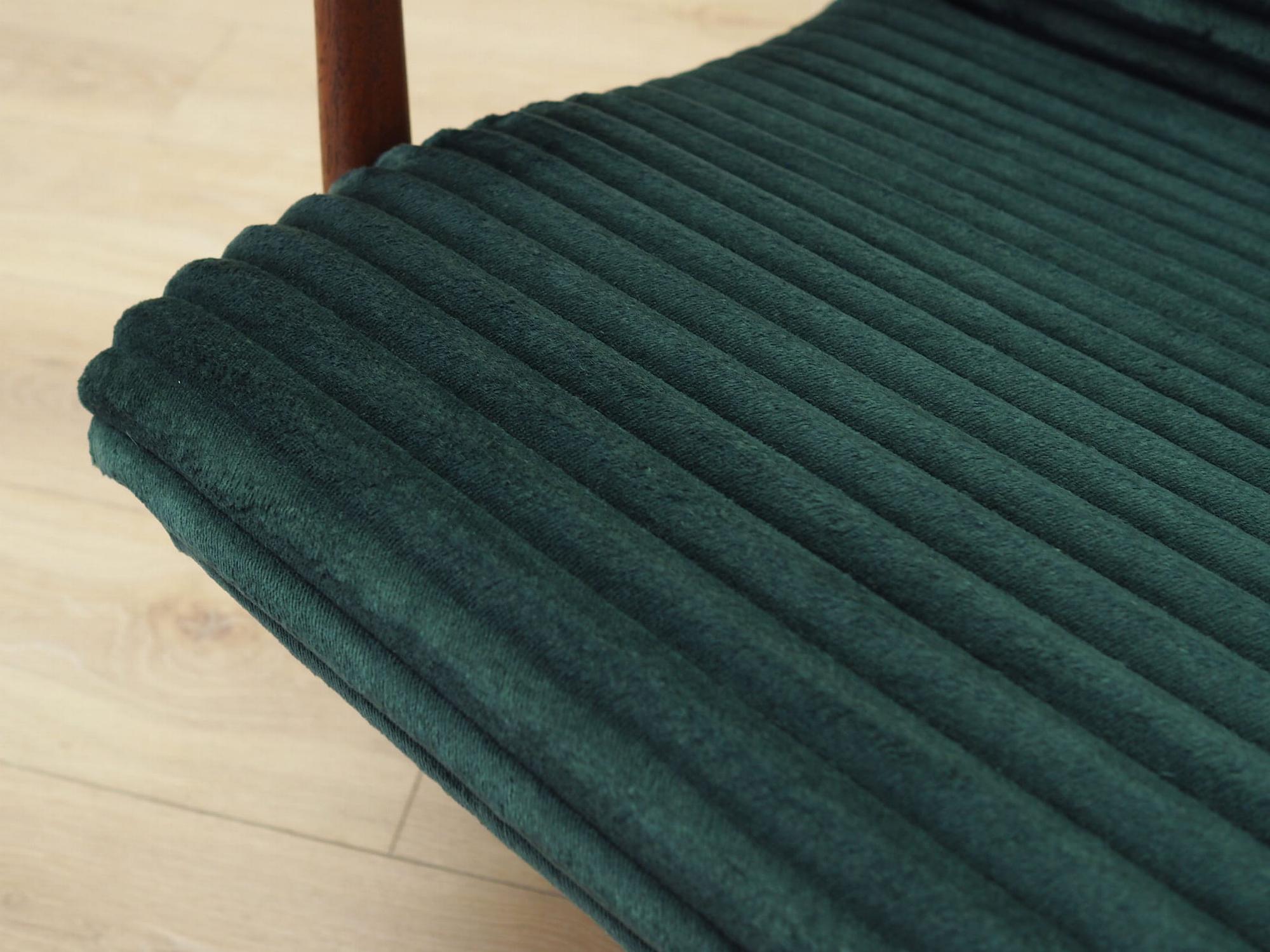 Armchair with armrests Velvet Green 1970s 11