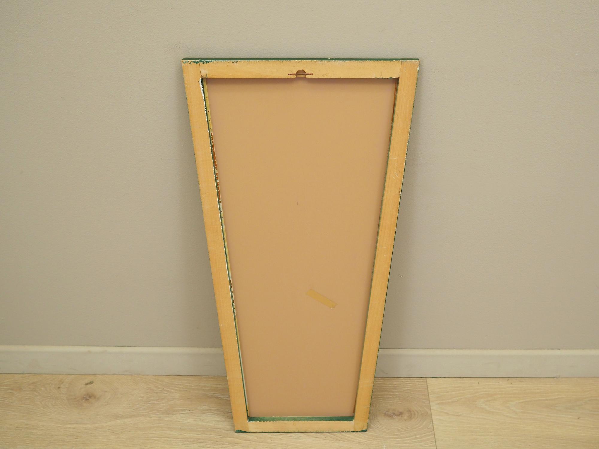Mirror Pine wood 1970s 10