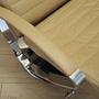 Armchair Leather Light Brown 1970s 12